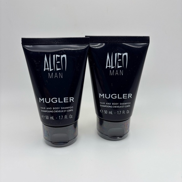 Thierry Mugler Alien Man Hair And Body Shampoo/Shower Gel 50ml x2 - Picture 1 of 2